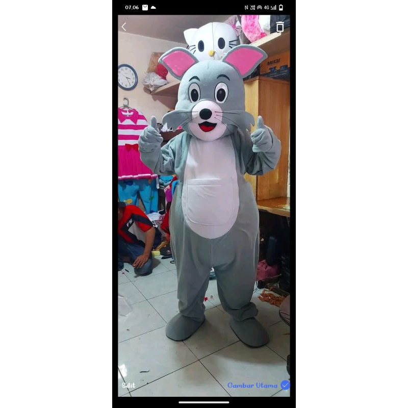 Kostum badut Termurah Tom