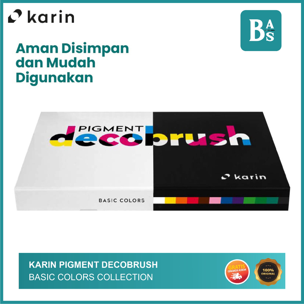 

Karin Pigment Decobrush Basic Colors Collection