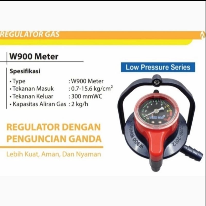 Regulator Gas Pengunci Ganda