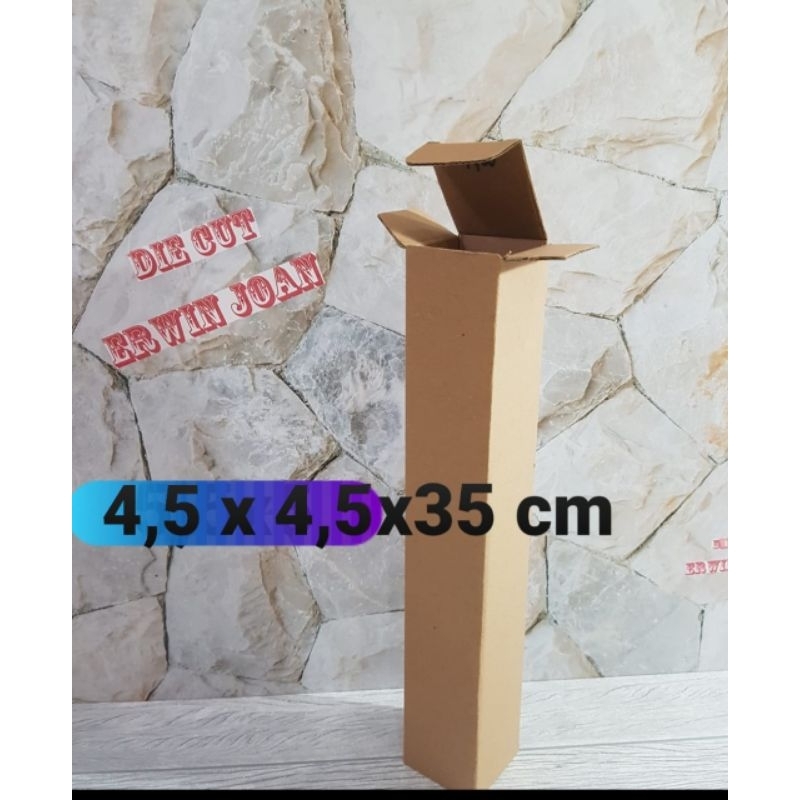 

Kardus Box 4,5x4,5x35 cm Kotak Karton Die Cut Botol DB