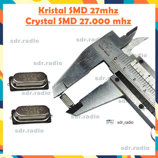 Kristal Xtal SMD 27mhz Crystal SMD 27.000 mhz