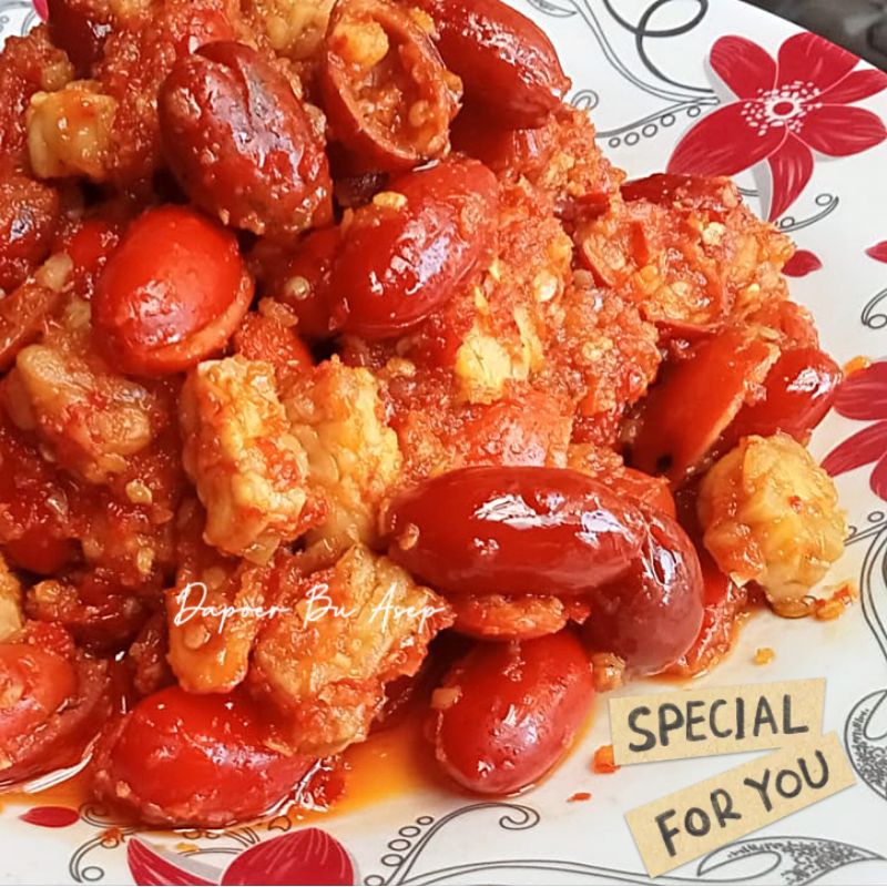 

Balado Tempe Kulit Melinjo