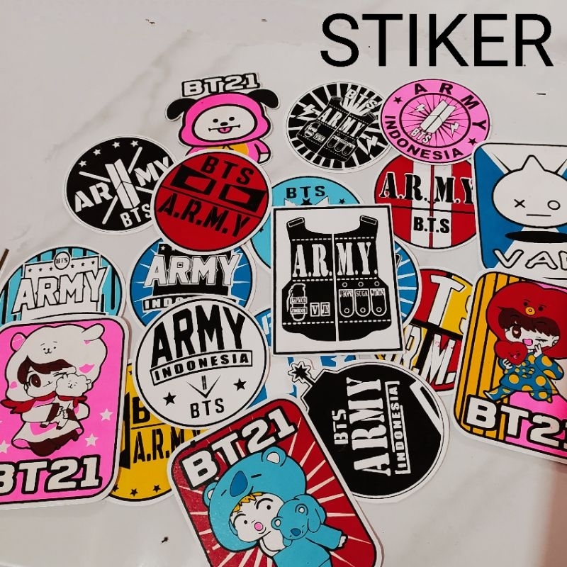 

Stiker BTS BT21 Big Sale Sticker KPOP