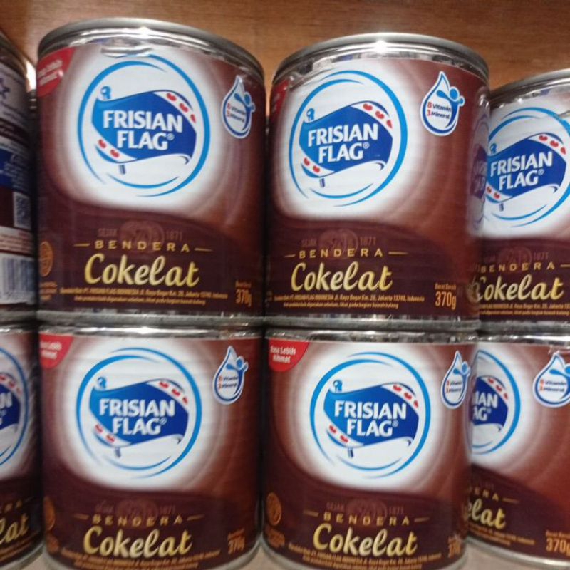 

Frisian Flag Susu Coklat 370gr /Susu Kaleng/Susu Bendera