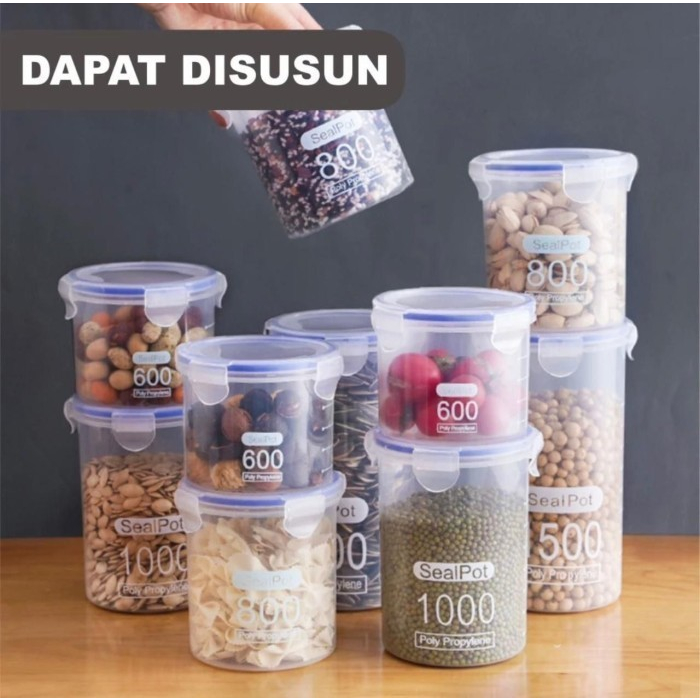 JUAL JC TOPLES PP TRANSPARAN TEMPAT PENYIMPANAN MAKANAN RINGAN