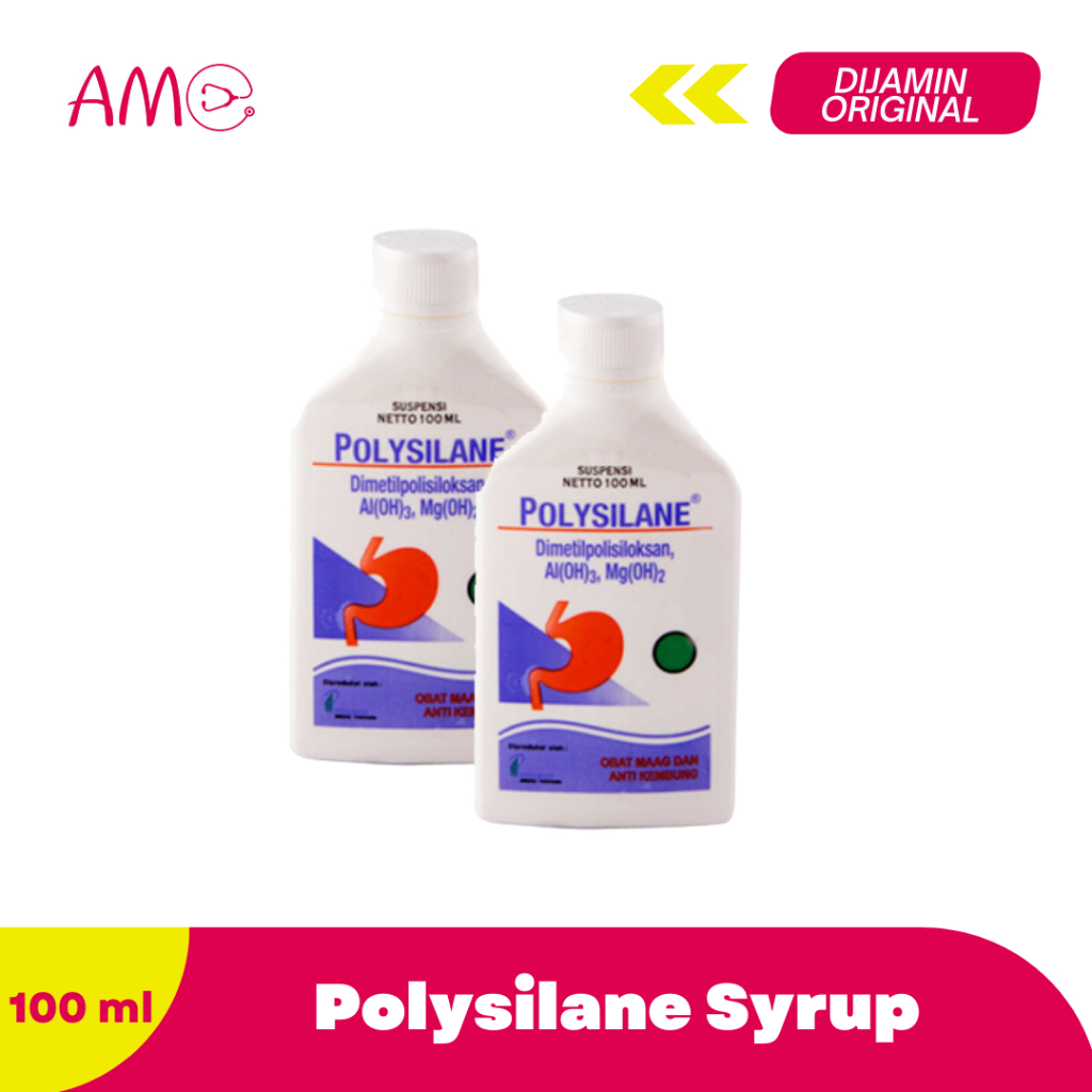 

Polysilane Suspensi 100 ml - sirup obat maag