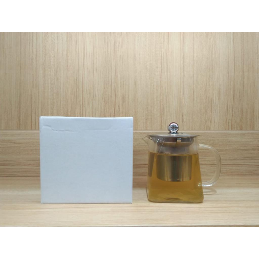 Teko Kaca Saringan Teh /