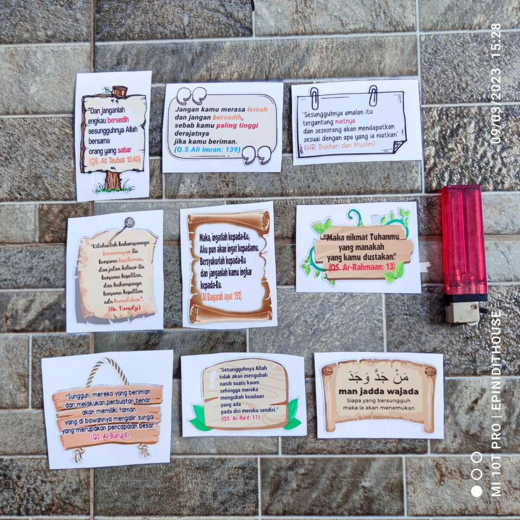 

Stiker Ayat Al Quran Kutipan Hadist Doa Islamic Muslim Al Baqarah Ali