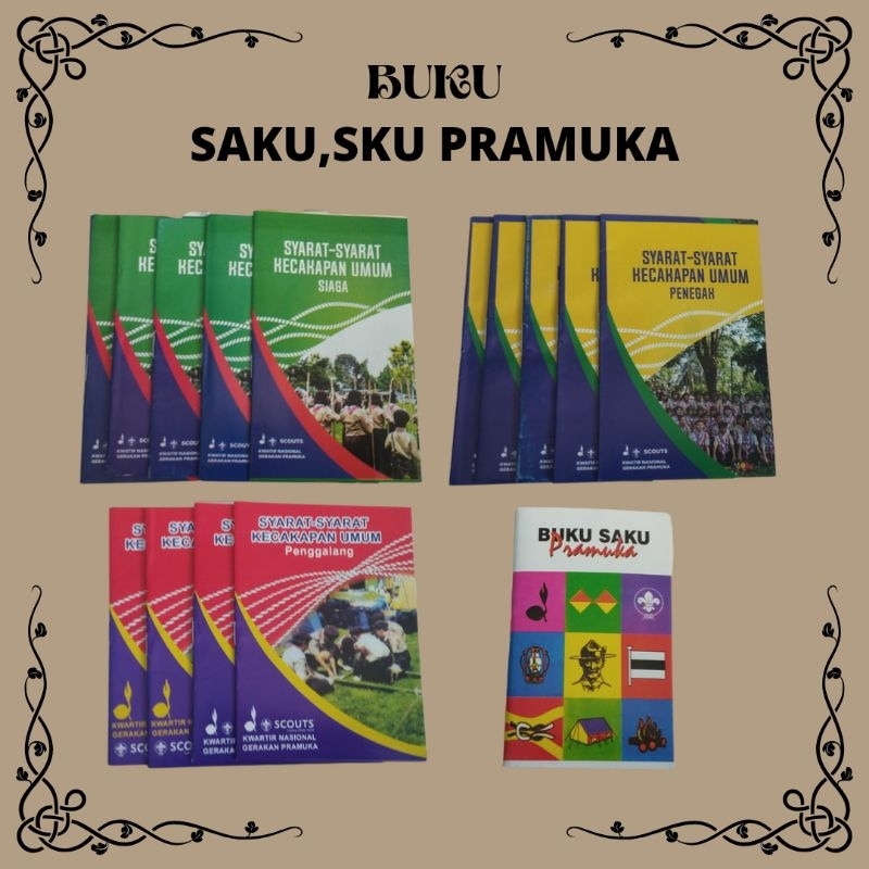 buku saku sku pramuka siaga penggalang penegak sd smp sma / buku saku pramuka putra putri