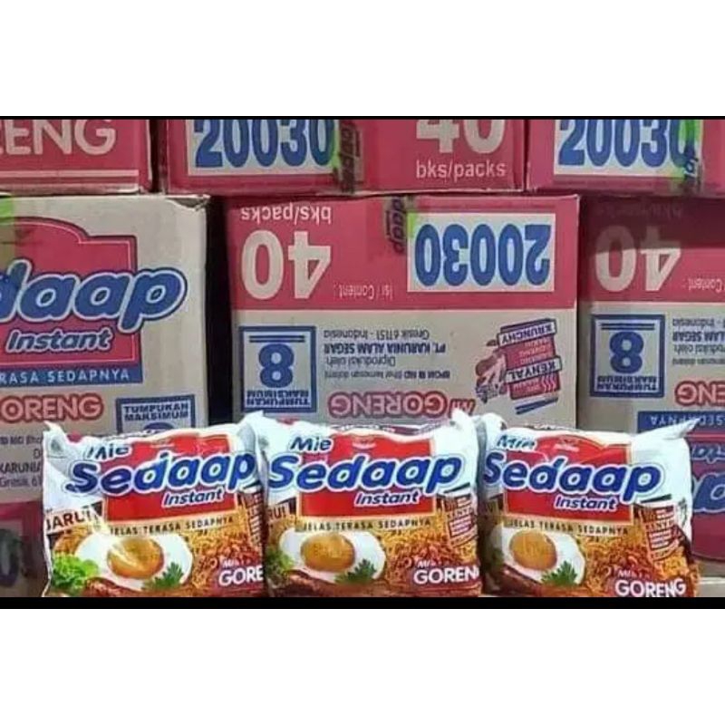 

Mie Sedaap Instan Rasa Goreng /Soto