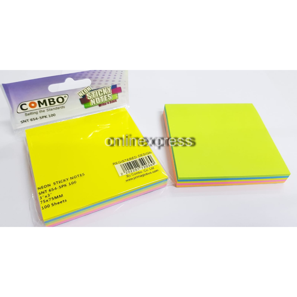 

Memo Tempel / Sticky Note / Kertas Memo Stick / SNT 654 5PK (100 pcs)