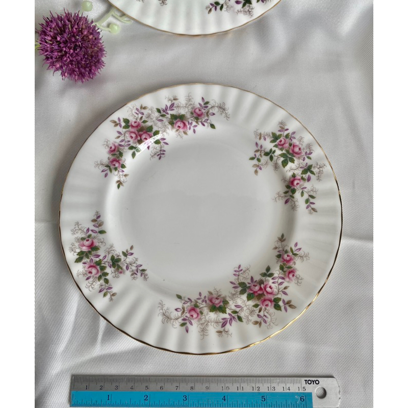 Royal doulton Royal albert Lavender Rose Plate 20cm Piring salad Piring Kue