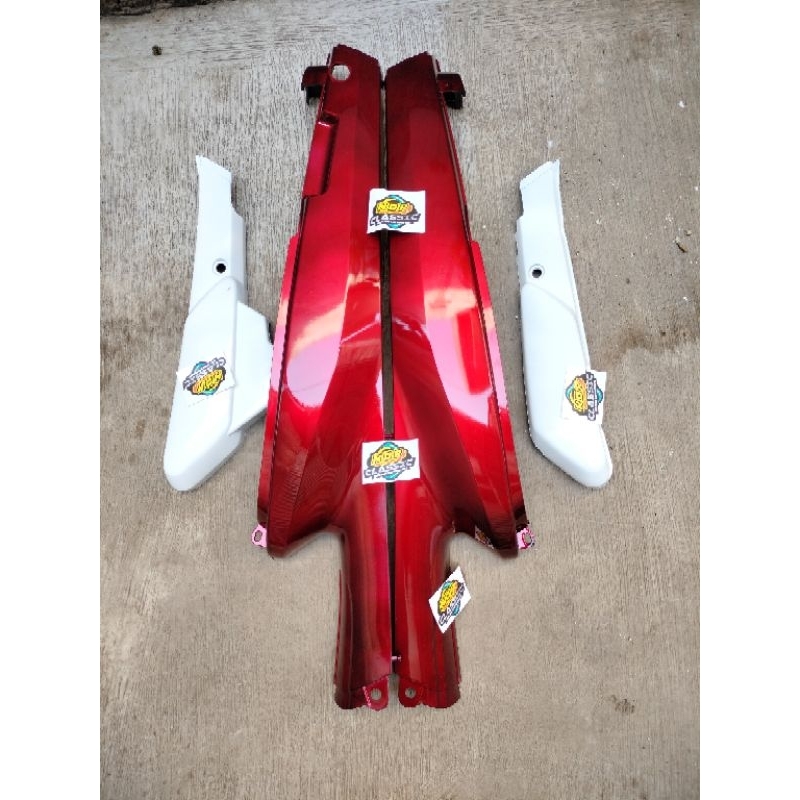 Body fullset body set alfa body alfa merah body y100 yamaha alfa set tutup aki