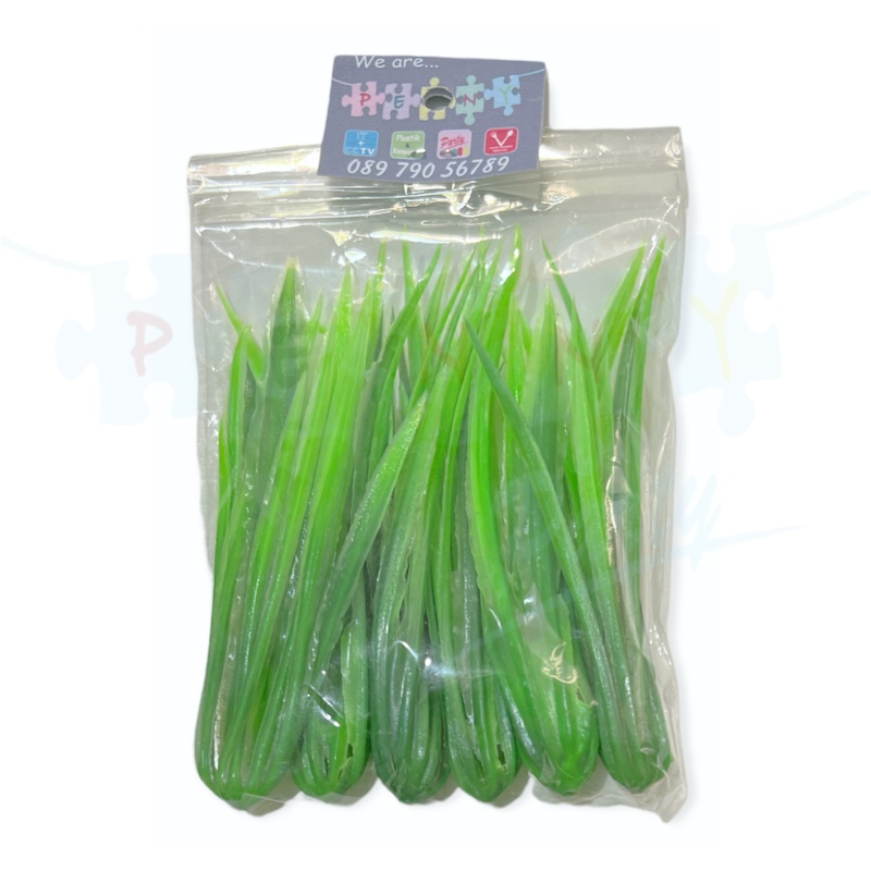 Daun plastik eceran perbungkus, daun plastik, daun kerajinan, daun plastik hijau, daun plastik,