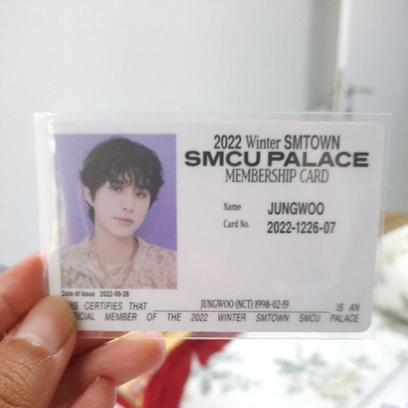 Official Membership Card - Jungwoo NCT 127 SMCU Palace