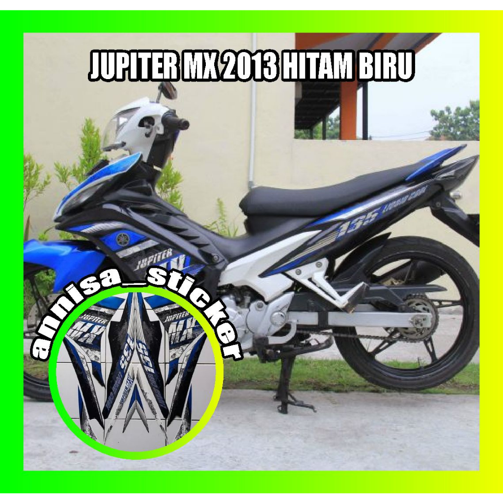 striping lis jupiter mx 2013 hitam biru