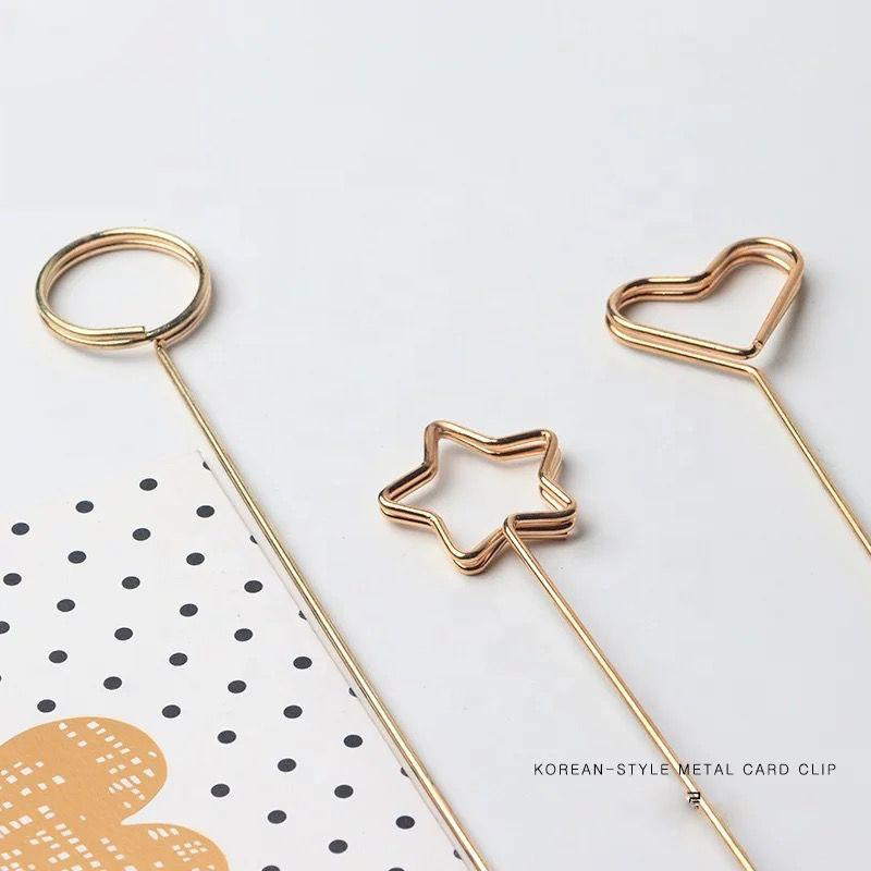 Stick Card Metal / Stik Kartu Ucapan atau Foto untuk Buket Bunga