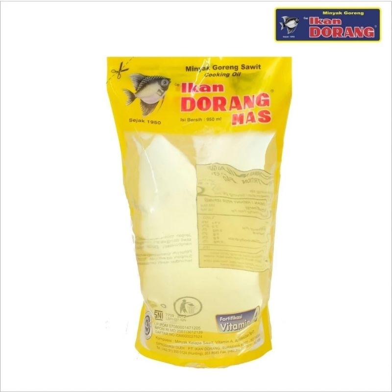 

Minyak Ikan Dorang Mas 950 ml