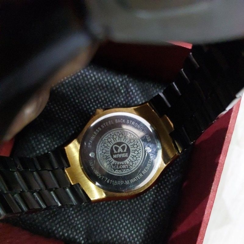 jam tangan original mirage mulus preloved second bekas