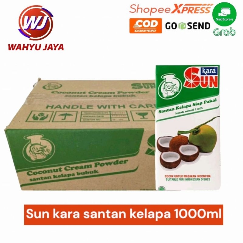 

Sun kara santan kelapa 1000ml