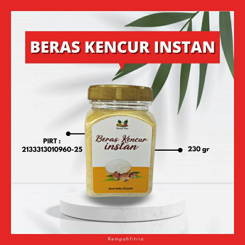 

Minuman Jamu Sari Beras Kencur Kencor Instan Instant bubuk Tradisional Rempah Fitria 230 gr COD