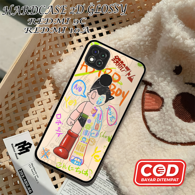 Case-Xiaomi-Redmi 9C -10A Casing Hp Xiaomi Redmi 10A  9C Case-Xiaomi-Redmi-9c-Hardcase-2D-Glossy-Xia