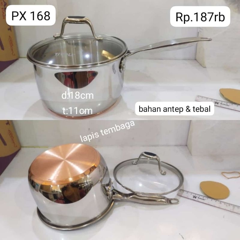 Saucepan maxim Stainless steel 18cm