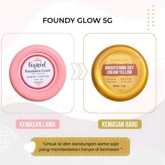 FONDI GLOW UP cream siang FONDATION 5 gr