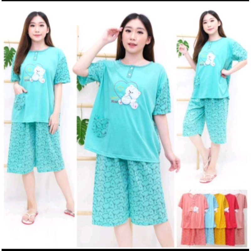 BABYDOLL KULOT JUMBO / BAJU TIDUR PENDEK JUMBO / BABYDOLL KAOS JUMBO