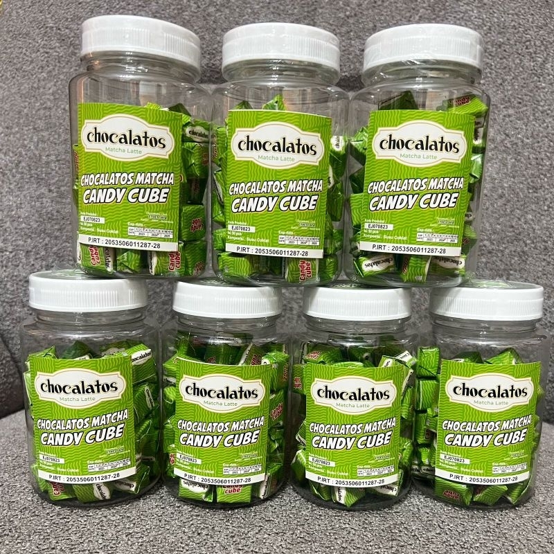 

CHOCALATOS MATCHA CANDY CUBE ISI 60 PCS