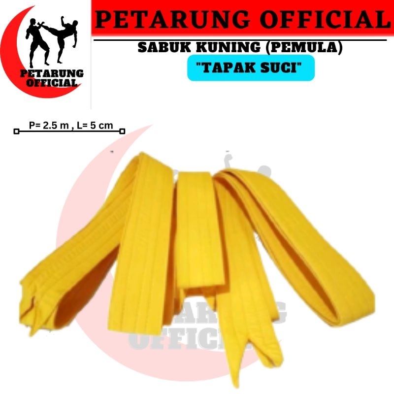 sabuk tapak suci /sabuk pemula tapak suci/sabuk silat