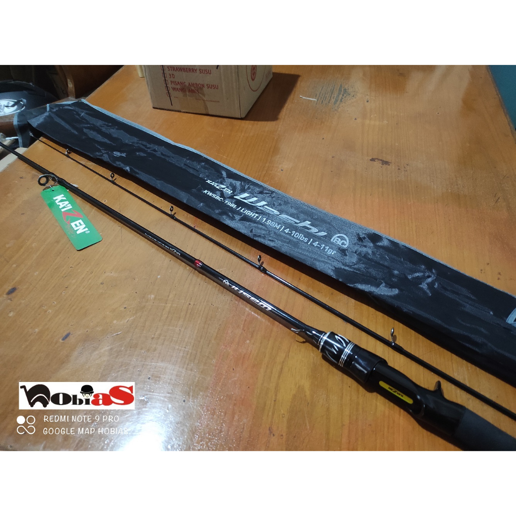 Joran Pancing Carbon solid Baitcasting BC UL Kaizen Washi 198