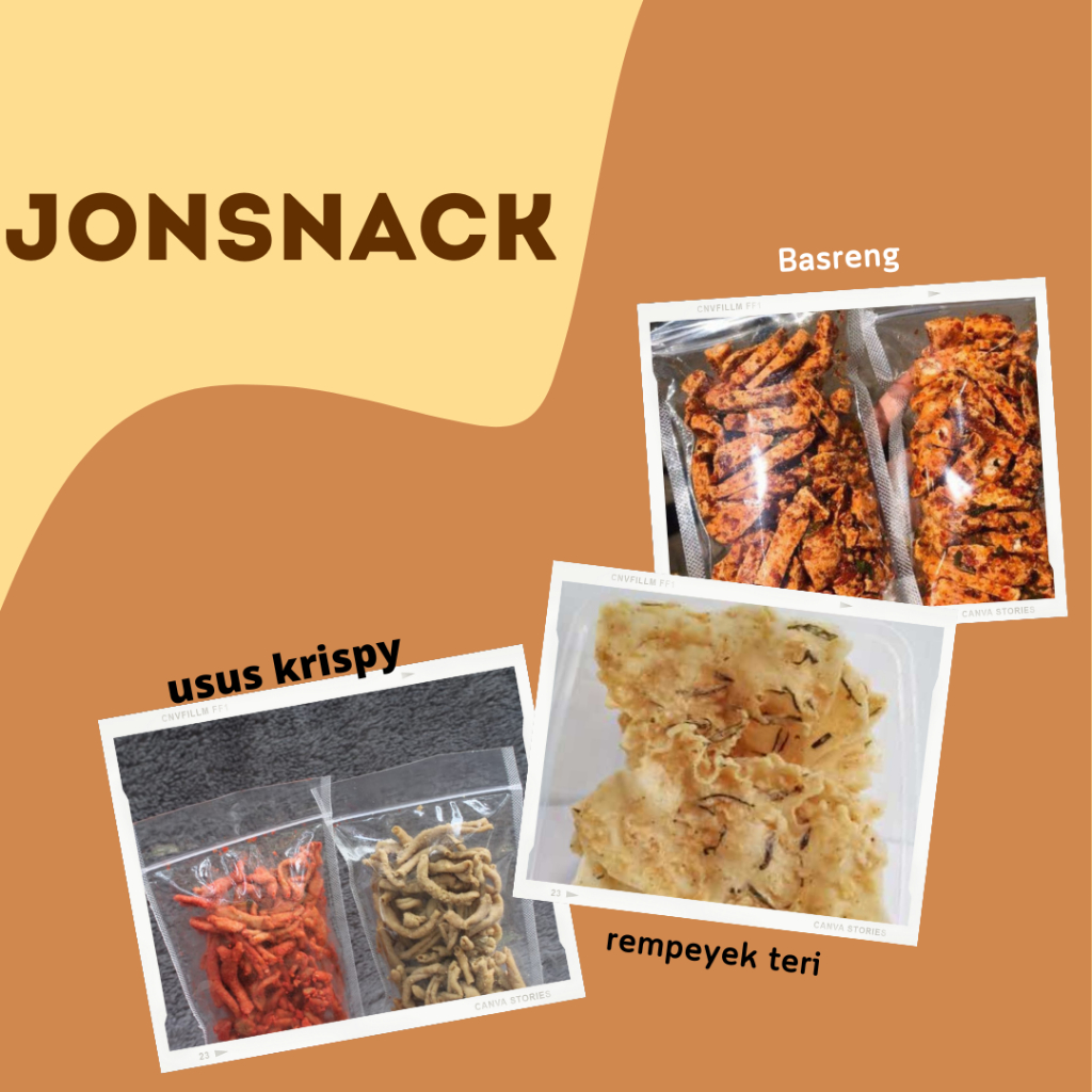 

Usus crispy,Rempeyek Teri,Basreng