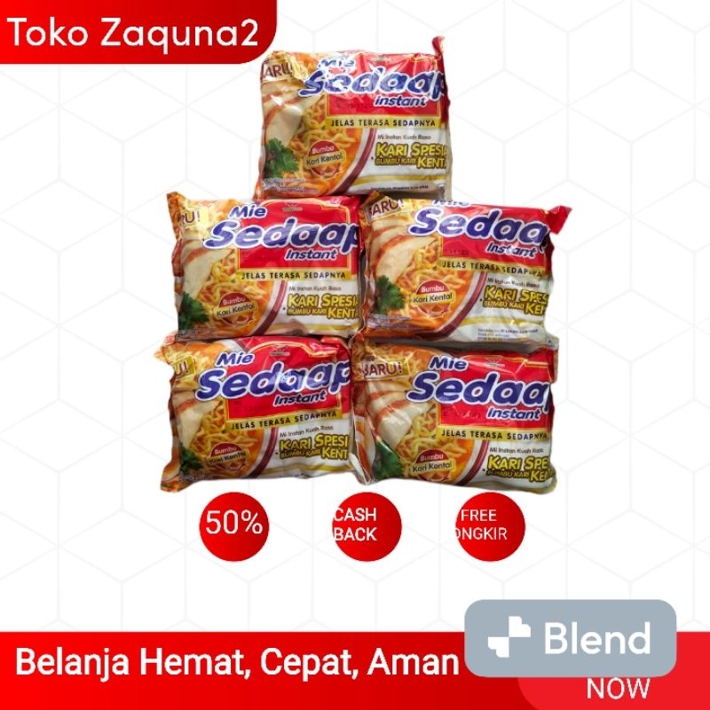 

(5Pcs) Sedaap Kuah Kari Ayam Instant
