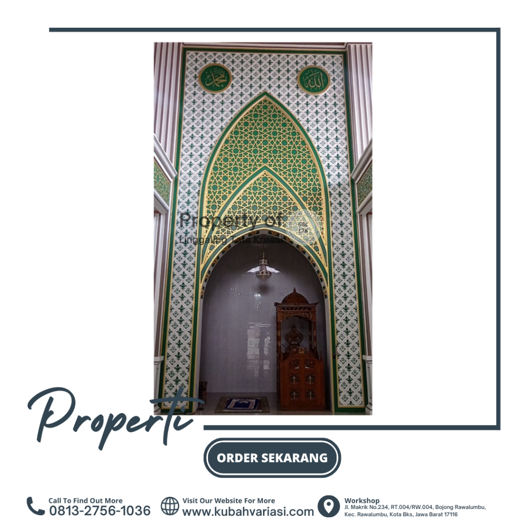 Mihrab Masjid GRC Terbaru