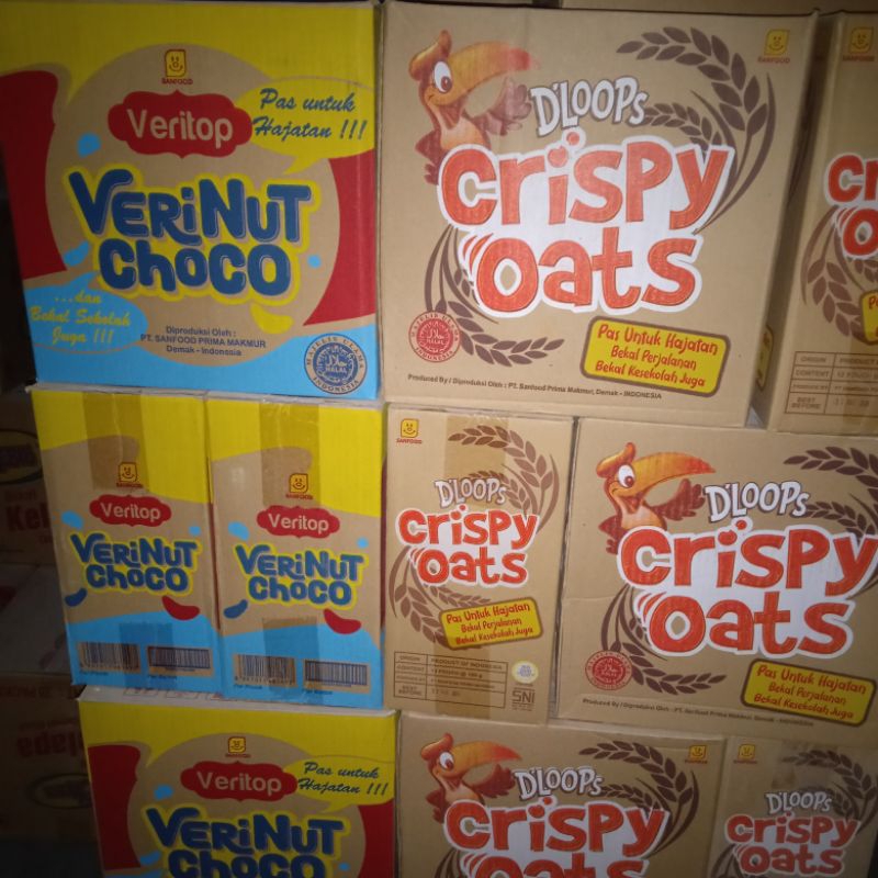 

dloops crispy oats kartonan isi 12 pack