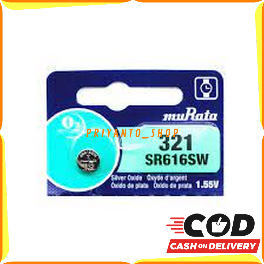 BATERAI BATRAI JAM TANGAN SONY SONY MURATA 321 SR616SW ORIGINAL