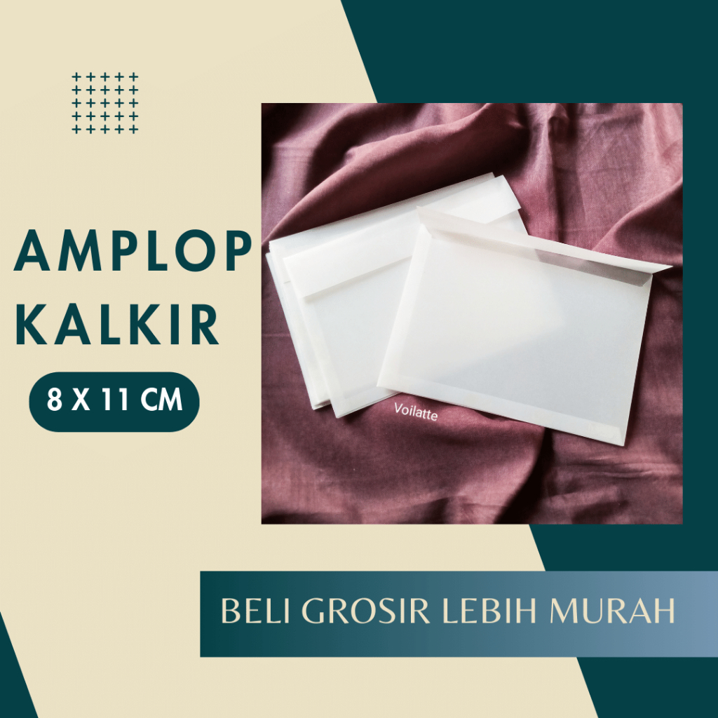 

AKL014 - Amplop Kalkir Transparan Premium | Amplop Undangan Pernikahan / Packaging Online Shop