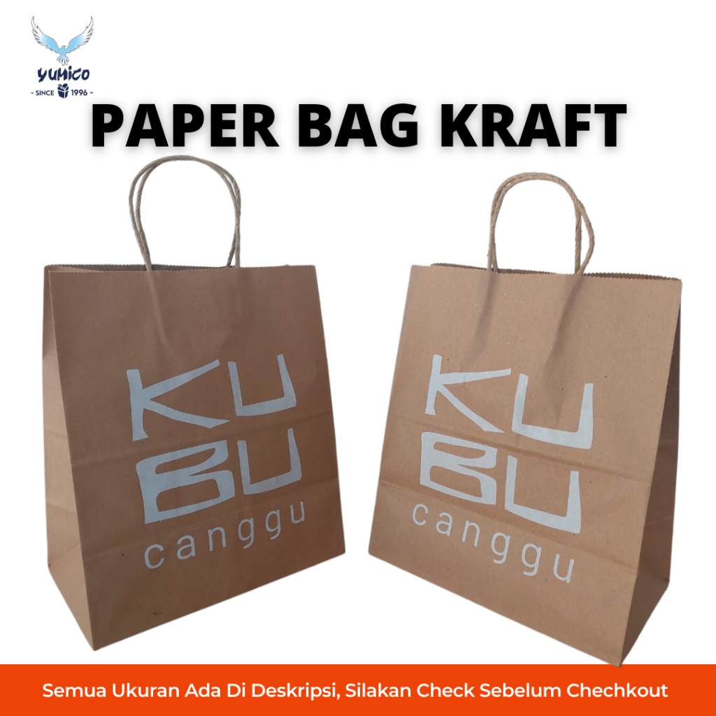 

Paper Bag / Tas Kertas Paper Bag Polos Kraft Coklat Ukuran S / M (Isi 50 pcs)