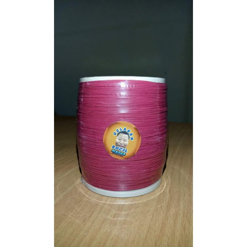 Gelasan bocil, ukuran 0.25 mm, panjang 2000 yard, tekstur sasak padi