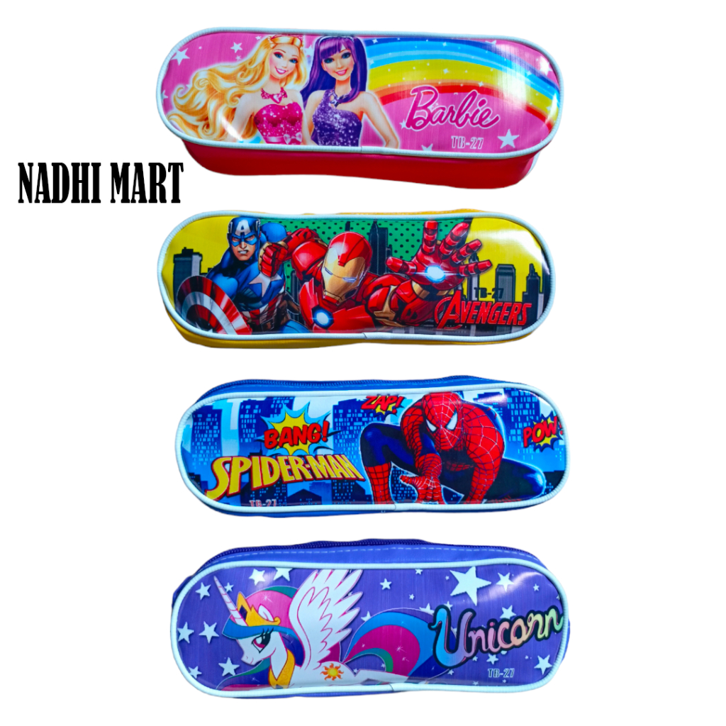 

TEMPAT PENSIL RESLETING AVENGERS SPIDERMAN UNICORN BARBIE / PCR TB-27 (468)