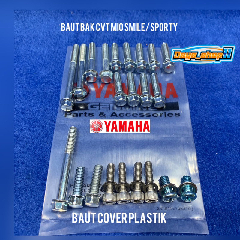 baut blok cvt / baut cover cvt YAMAHA MIO SPORTY MIO SMILE MIO SOUL KARBU 5TL ASSY
