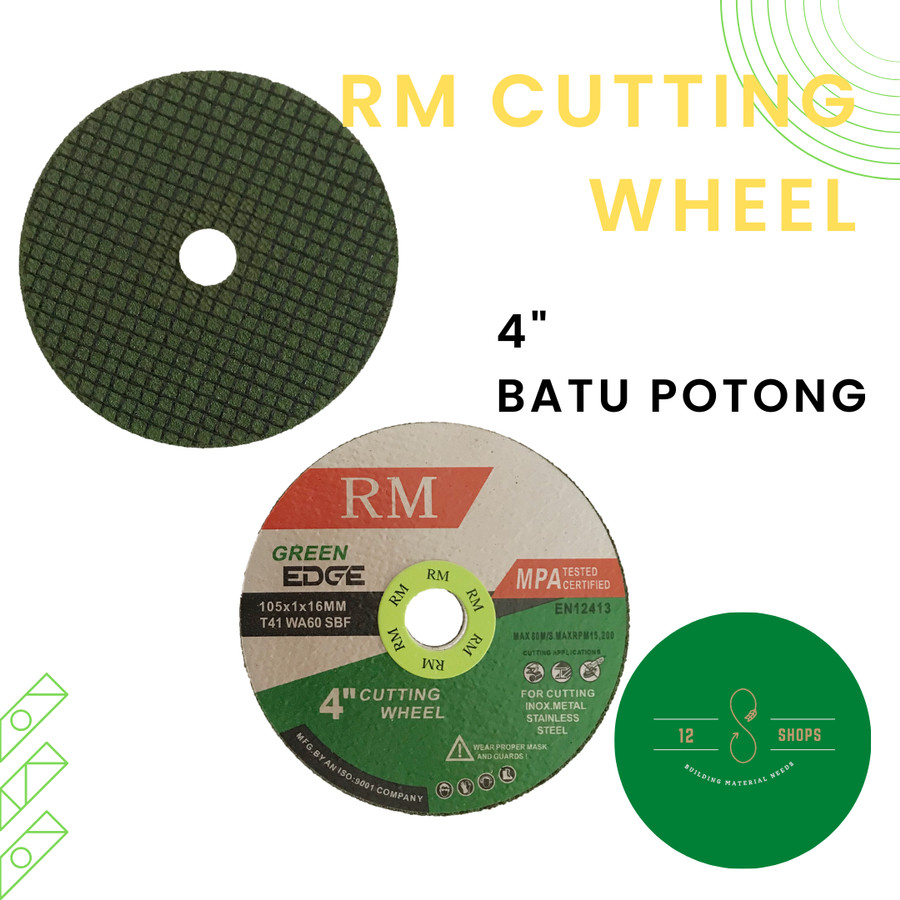 

Batu Gurinda Potong RM Eceran Satuan Mata Gerinda Cutting Wheel Slepan Poles