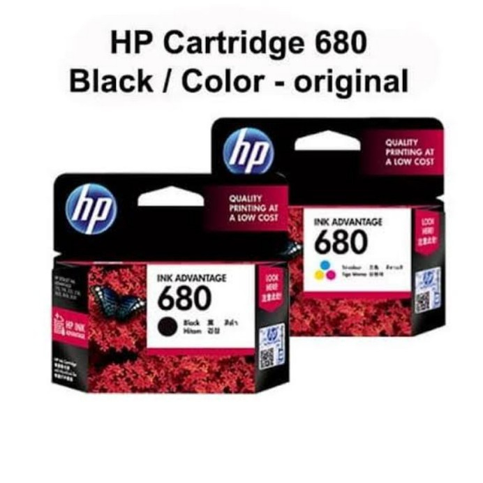 Cartridge HP 680 Black Colour / Tinta HP 680 Hitam Warna