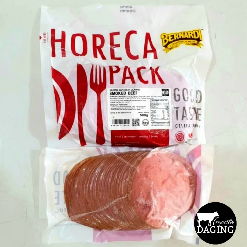 

Bernardi Smoked Beef Bulat Horeca Pack 500gr