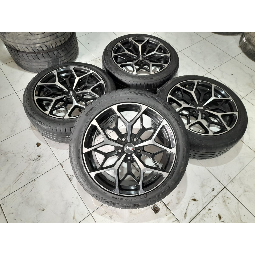 VELG MOBIL RACING CRV HRV MYTH01 HSR RING18 X8 5X114,3 ET40 B.P FRE ONGKIR COVER BREMBO