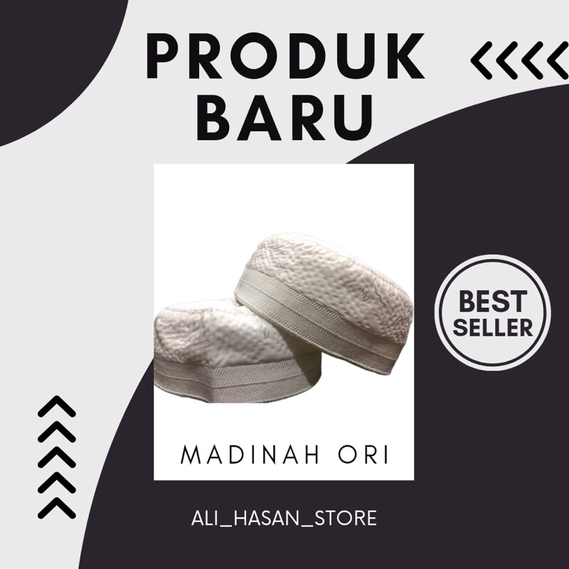 KOPIAH MADINAH BUGIS ORI
