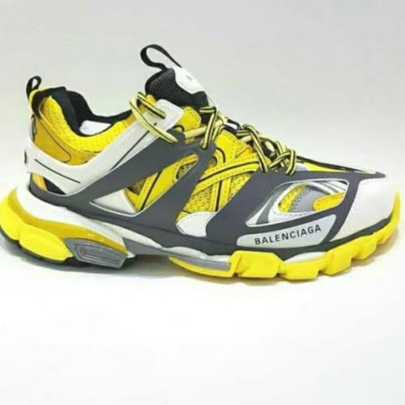 sepatu pria sport ori sepatu casual sprot balanciaga yellow size 43 ori (second)