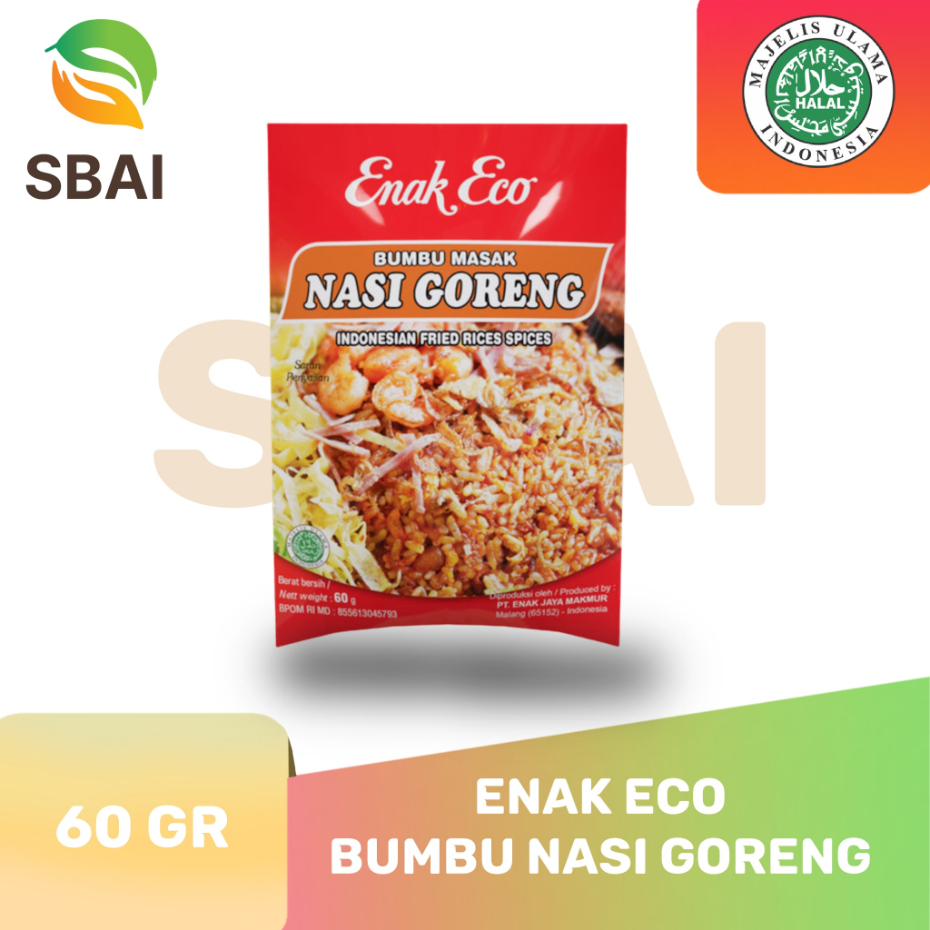 

Enak Eco Bumbu Instan Nasi Goreng