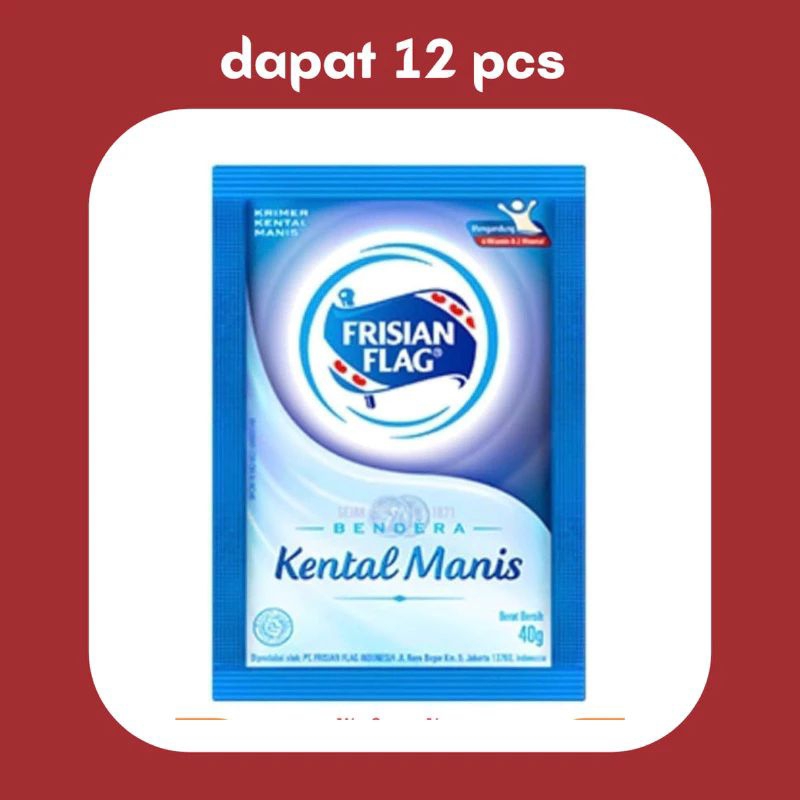 

Susu frisian flag isi 12pcs